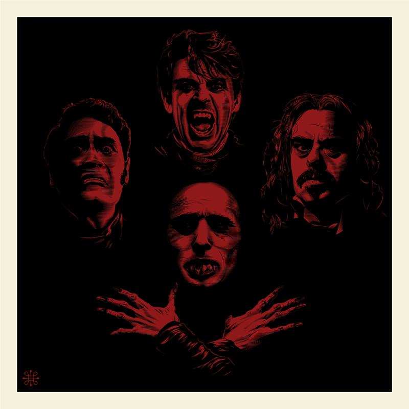 Illustration for article titled The World Needs More What We Do in the Shadows Fan Art Like This